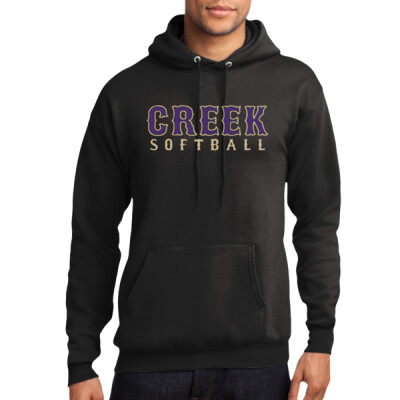 Unisex Creek Softball Black Hoodie Thumbnail