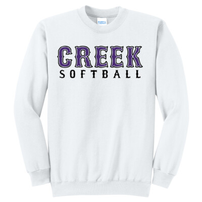 Creek Softball Sweater - White Thumbnail