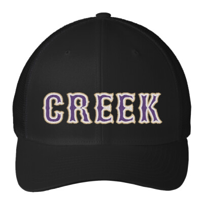 Flexfit Creek Embroidered Hat - Black Thumbnail