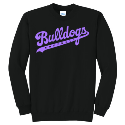 Bulldogs Softball Unisex Crewneck Sweatshirt Thumbnail