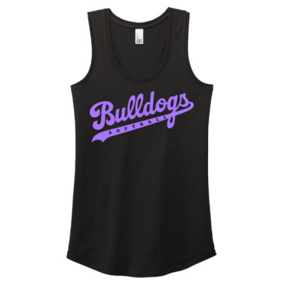 Women's Bulldogs Softball Racerback Tank Thumbnail