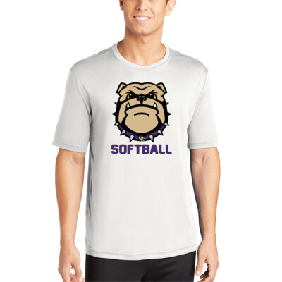QC Softball Forward Facing Bulldog Dri-Fit Shirt Thumbnail