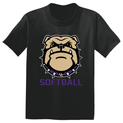 Youth Bulldog Softball Dri-Fit T-Shirt Thumbnail