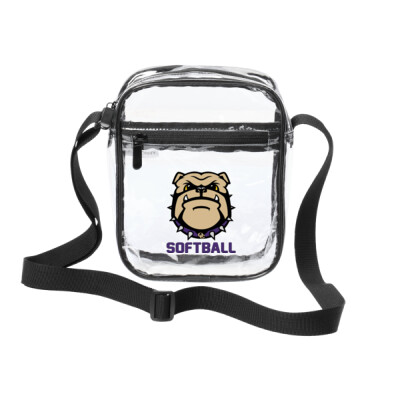 Bulldogs Softball Crossbody Clear Bag Thumbnail
